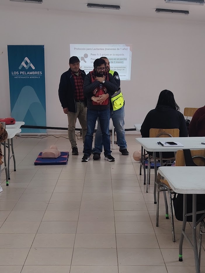 Actividad práctica de primeros auxilios realizada por GYG